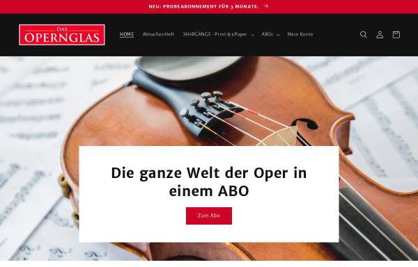 Vorschau von www.opernglas.de, Opernglas