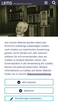 Vorschau der mobilen Webseite www.dhm.de, Adolf von Harnack