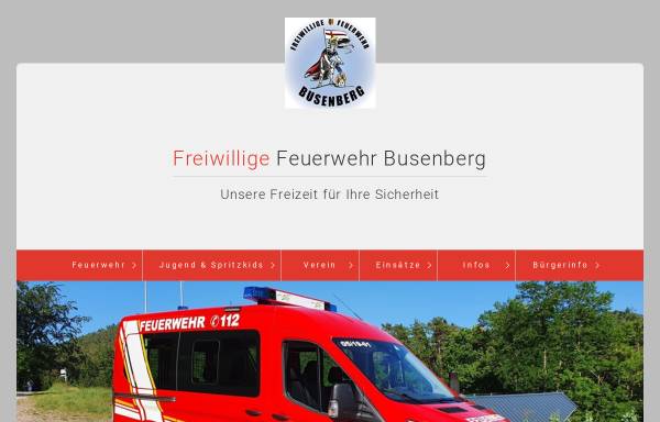 Vorschau von www.feuerwehr-busenberg.de, Feuerwehr Busenberg