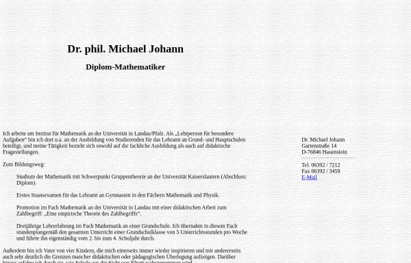 Vorschau von www.schulabakus.de, Johann, Michael