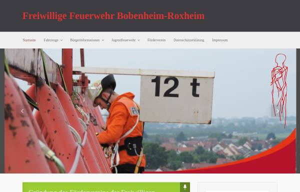 Vorschau von feuerwehr-bobenheim-roxheim.de, Freiwillige Feuerwehr Bobenheim-Roxheim