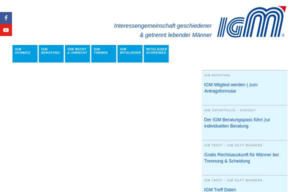 Vorschau von www.igm.ch, IGM