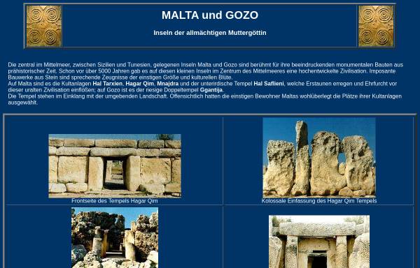 Vorschau von www.myrine.at, Malta und Gozo