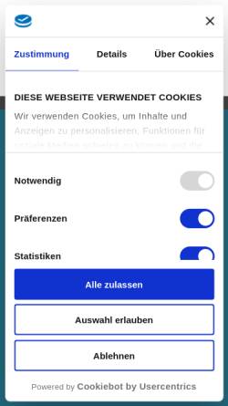 Vorschau der mobilen Webseite freizeitbad-olpe.de, Freizeitbad Olpe