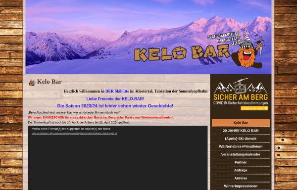 Vorschau von www.kelobar.at, Kelo Bar