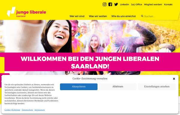 Vorschau von www.julis-saar.de, JuLis - Junge Liberale Saar