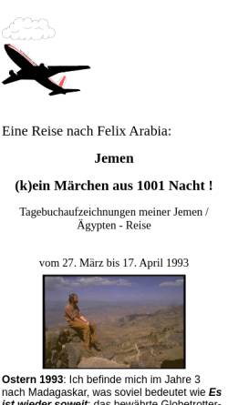Vorschau der mobilen Webseite www.r-scholtz.de, Jemen - (k)ein Märchen aus 1001 Nacht [Reinhard Scholtz]