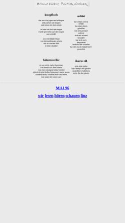 Vorschau der mobilen Webseite www.servus.at, Heimrad Bäcker: Politische Gedichte