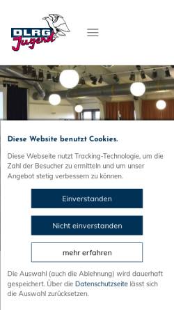 Vorschau der mobilen Webseite dlrg-jugend.de, DLRG-Jugend