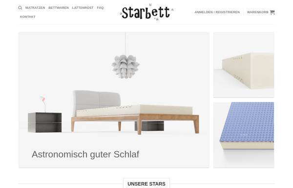 Vorschau von www.starbett.de, Starbett, United Bedding UG