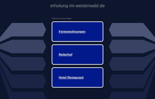 Vorschau von www.erholung-im-westerwald.de, Ferienhaus der Familie Wolfgang und Dorit Kreidel