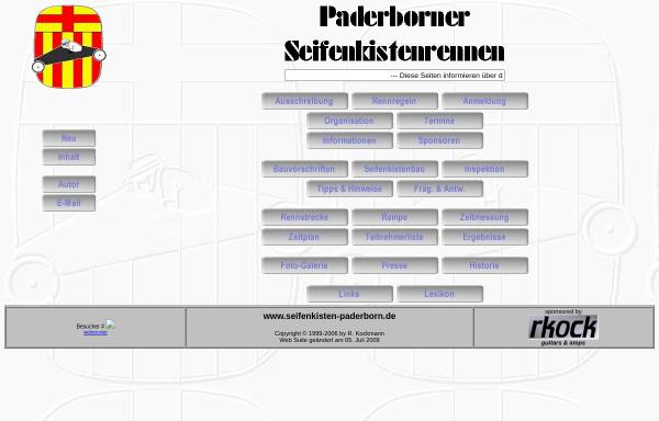 Vorschau von www.seifenkisten-paderborn.de, Paderborner Seifenkistenrennen