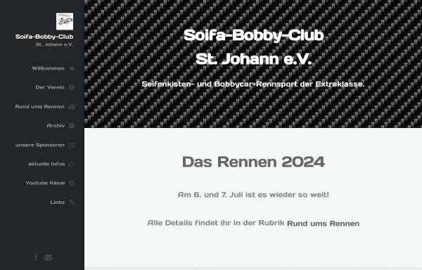 Vorschau von www.soifa-bobby-club.de, Soifa-Bobby-Club St. Johann e. V.