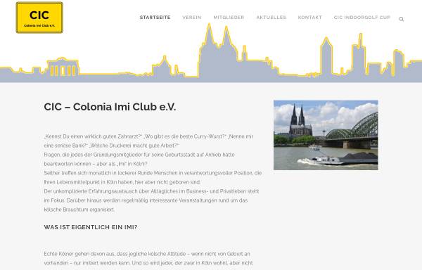 Vorschau von www.cic-koeln.de, Colonia Imi Club e.V. (CIC) - Verein für zugezogene Nichtkölner