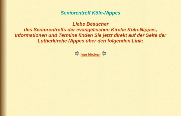 Vorschau von www.senioren-treff-nippes.de, SeniorenNetzwerk Köln-Nippes