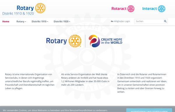Vorschau von www.rotary.at, Rotary Österreich