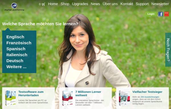 Vorschau von www.digitalpublishing.de, Digital Publishing - Sprachlernsoftware