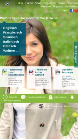 Vorschau der mobilen Webseite www.digitalpublishing.de, Digital Publishing - Sprachlernsoftware