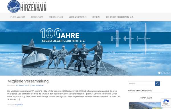 Vorschau von www.sfc-hihai.de, Segelflug-Club 