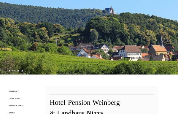 Vorschau von www.haus-weinberg.de, Hotel-Pension Weinberg