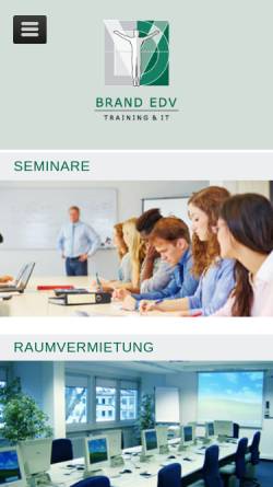 Vorschau der mobilen Webseite www.brand-edv.de, Achim G. Brand EDV-Training