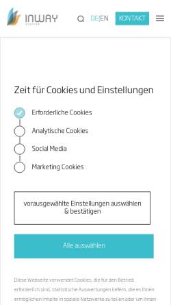 Vorschau der mobilen Webseite www.more4biz.de, Back2.biz