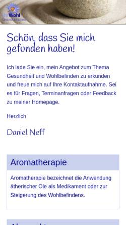 Vorschau der mobilen Webseite www.ihrwohl.ch, Daniel Neff