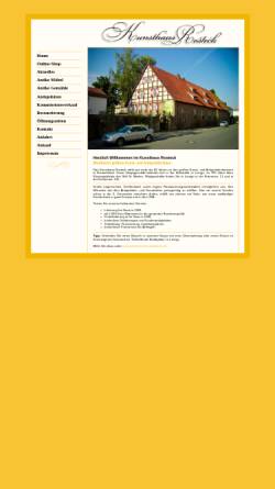 Vorschau der mobilen Webseite www.kunsthaus-rosteck.de, Kunsthaus Rosteck