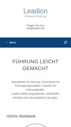 Vorschau der mobilen Webseite www.g-p.info, G+P Unternehmensberater - Ulrich Grannemann und Roger Loos