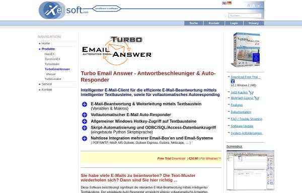 Vorschau von www.xellsoft.com, Xellsoft Turbo Email Answer