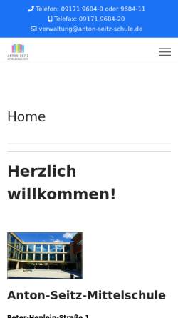 Vorschau der mobilen Webseite www.anton-seitz-schule.de, Anton-Seitz-Schule