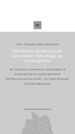 Vorschau der mobilen Webseite www.indaro.de, Indaro Limited