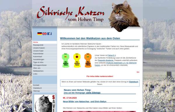 Vorschau von www.neva-katzen.de, Vom Hohen Timp
