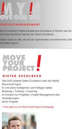 Vorschau der mobilen Webseite www.moveyourmind.com, Move Your Mind