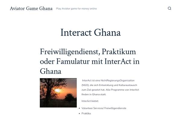 Vorschau von www.interact-ghana.org, InterAct