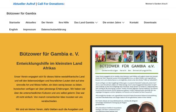 Vorschau von www.buetzower-fuer-gambia.de, Buetzower-fuer-Gambia e.V.