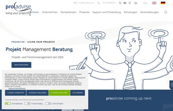 Vorschau von www.proadvise.de, Proadvise GmbH