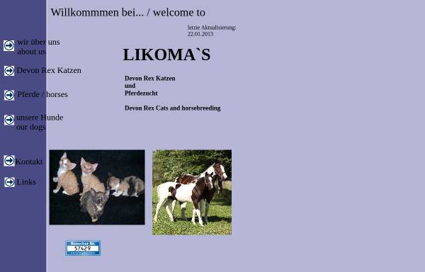 Vorschau von www.likomas.de, Likoma's Devon Rex