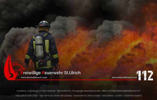 Vorschau von www.destudafuech.com, Destudafuech - Feuerwehr - St. Ulrich Gröden