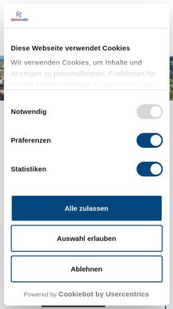 Vorschau der mobilen Webseite tann-rhoen.de, Stadt Tann