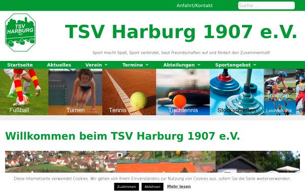Vorschau von www.tsv-harburg.de, TSV Harburg 1907 e.V.