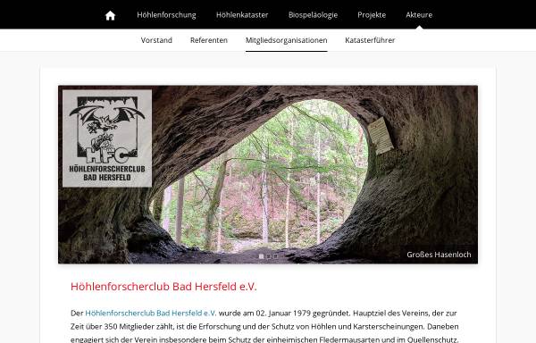 Vorschau von www.hfc-hersfeld.de, Höhlen