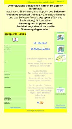 Vorschau der mobilen Webseite www.wepisoft.ch, WepiSoft Informatik/Treuhand für Einzelunternehmer