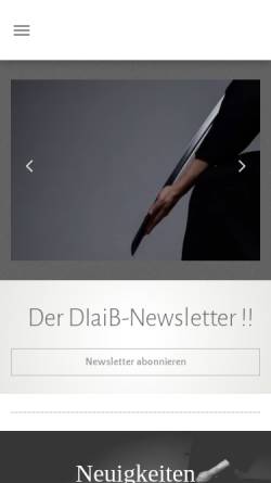 Vorschau der mobilen Webseite www.iaido.de, Deutscher Iaido Bund