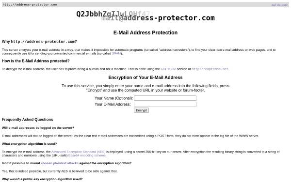 Vorschau von address-protector.com, address-protector.com