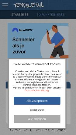 Vorschau der mobilen Webseite www.spambog.com, Spambog