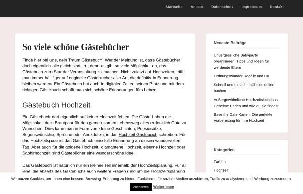 Vorschau von www.gaestebuch4u.de, Gaestebuch4u.de