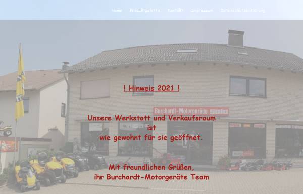 Vorschau von www.burchardt-motorgeraete.de, Burchardt Motorgeräte