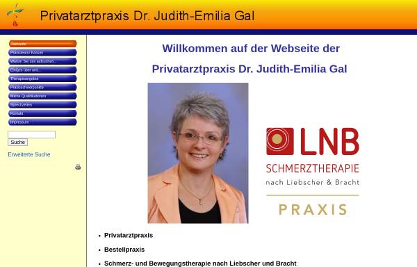 Vorschau von www.praxis-gal.de, Privatarztpraxis Dr. Judith-Emilia Gal