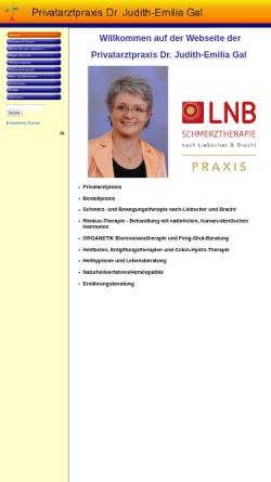 Vorschau der mobilen Webseite www.praxis-gal.de, Privatarztpraxis Dr. Judith-Emilia Gal